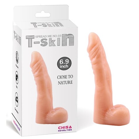 Dildo T-Skin Spread Me 17,7cm Chisa