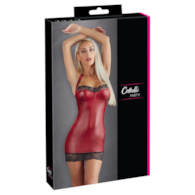 Czerwona sukienka z koronką M