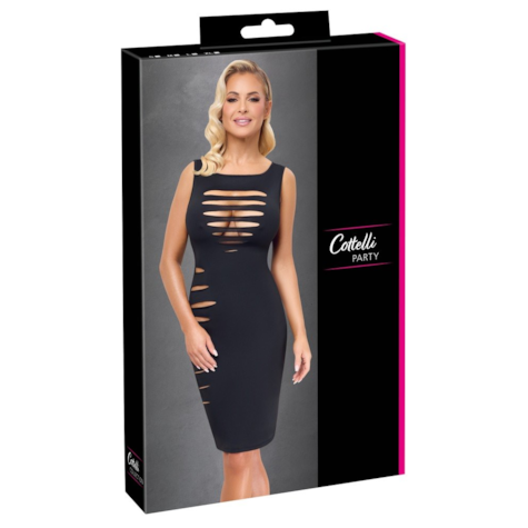 Minisukienka z pęknięciami L