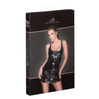 Noir Vinyl Dress L