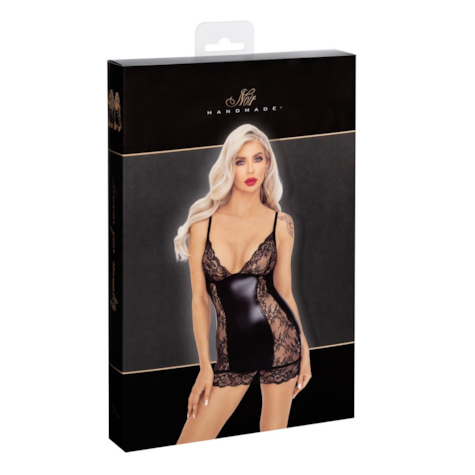 Sukienka z koronkowymi wstawkami L Noir Handmade