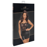 Koronkowa mini sukienka Solace L Noir Handmade