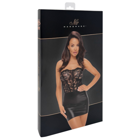 Koronkowa mini sukienka Solace L Noir Handmade