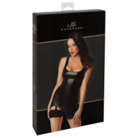 Noir Dress Suspender Strap L