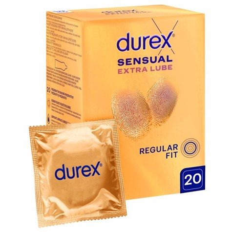 Durex Sensual Extra Lubricated 20's