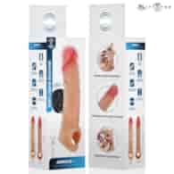 MR INTENSE - ARNOLD M VIBRATOR SILICONE PENIS SLEEVE WITH REMOTE CONTROL 14.5 CM -Ø- 4 CM