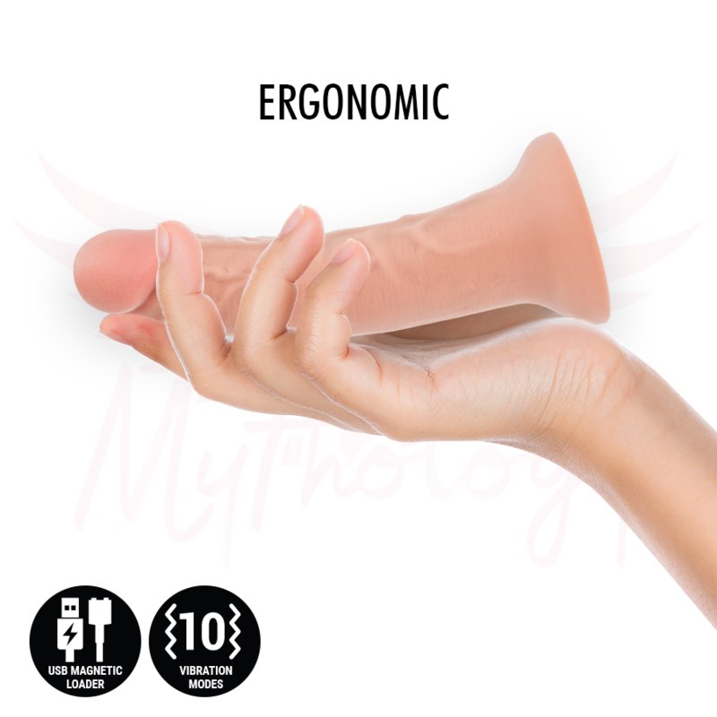 Mythology Fantasy Dildo - Mythology - Asher Original Dildo S - Vibrator + Remote Control With Watchme Wireless Technology — zdjęcie 3