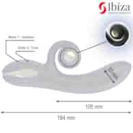 IBIZA - TWISTER VIBRATOR WITH CURVE STIMULATOR AND VIBRO-ROTATION