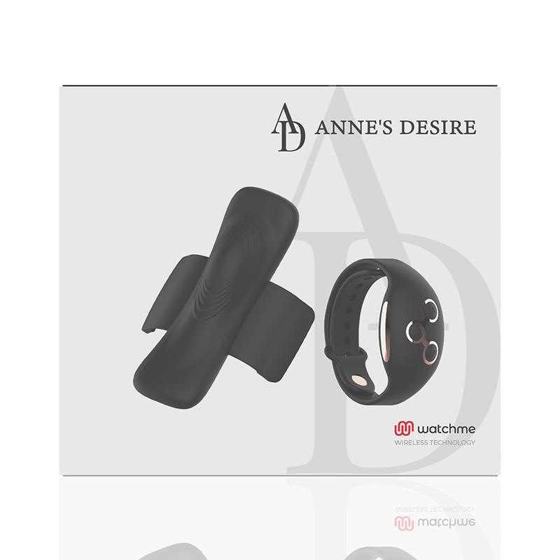 ANNE'S DESIRE - PANTY PLEASURE TECNOLOG A WATCHME BLACK/GOLD — zdjęcie 4