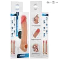MR INTENSE - ARNOLD L VIBRATOR SILICONE PENIS SLEEVE WITH REMOTE CONTROL 16 CM -Ø- 4.5 CM