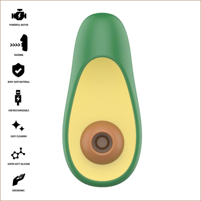 INTENSE - WAKI AVOCADO CLITORAL SUCTION STIMULATOR — zdjęcie 2