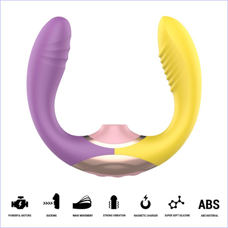 INTENSE - WILLOW 3-IN-1 SUCTION AND VIBRATION STIMULATOR — zdjęcie 2