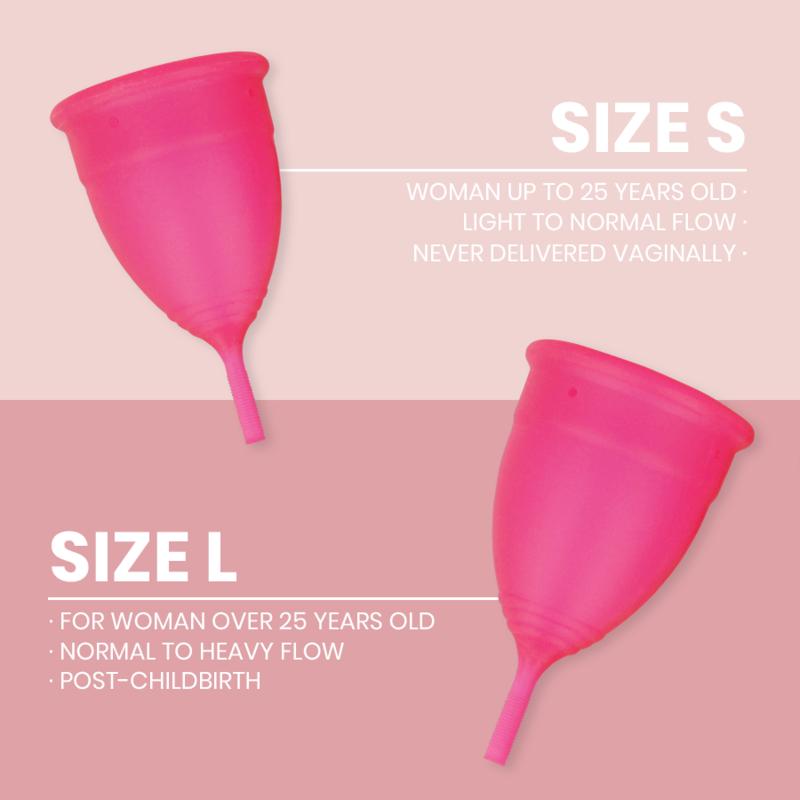 INTIMICHIC - MENSTRUAL CUP MEDICAL GRADE SILICONE - SIZE S — zdjęcie 3