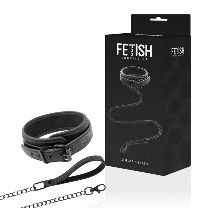 FETISH SUBMISSIVE - NOPRENE LINING CHAIN NECKLACE — zdjęcie 5