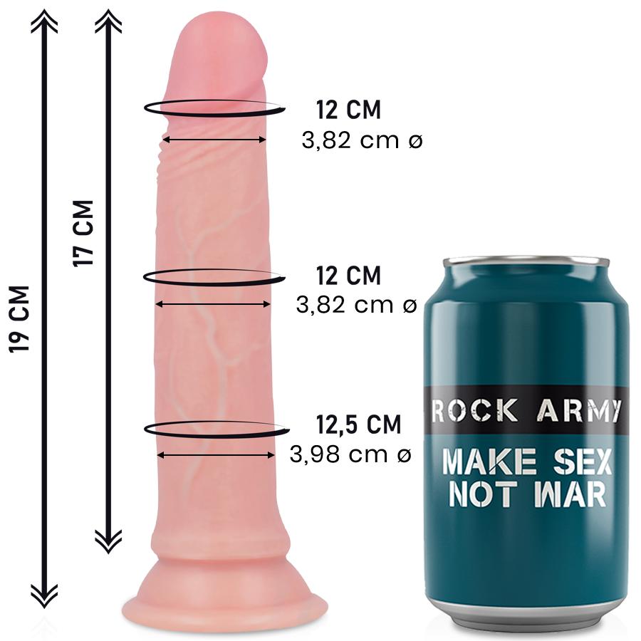 ROCKARMY - ROCKARMY LIQUID SILICONE PREMIUM AVENGER REALISTIC 19 CM -O- 3.98 CM — zdjęcie 3