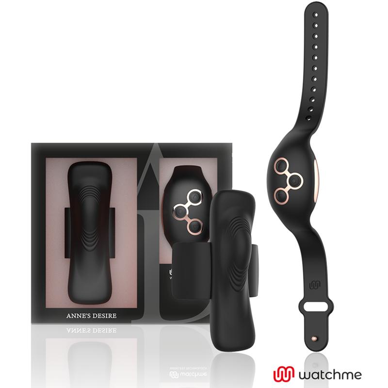ANNE'S DESIRE - PANTY PLEASURE TECNOLOG A WATCHME BLACK/GOLD — zdjęcie 6