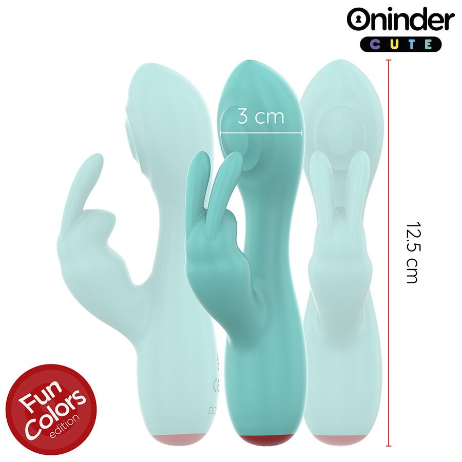 Oninder Cute - Love Bunny G-spot Clitoral Vibrator - Free Worldwide App — zdjęcie 3