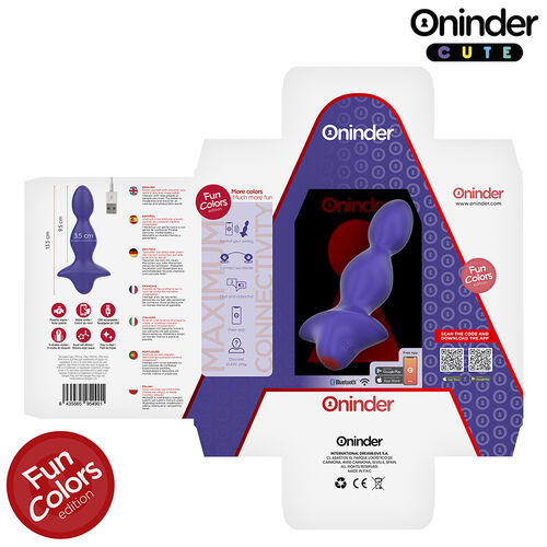 Oninder Cute - Love Butt Vibrating Anal Plug Dilator - Free Worldwide App — zdjęcie 3