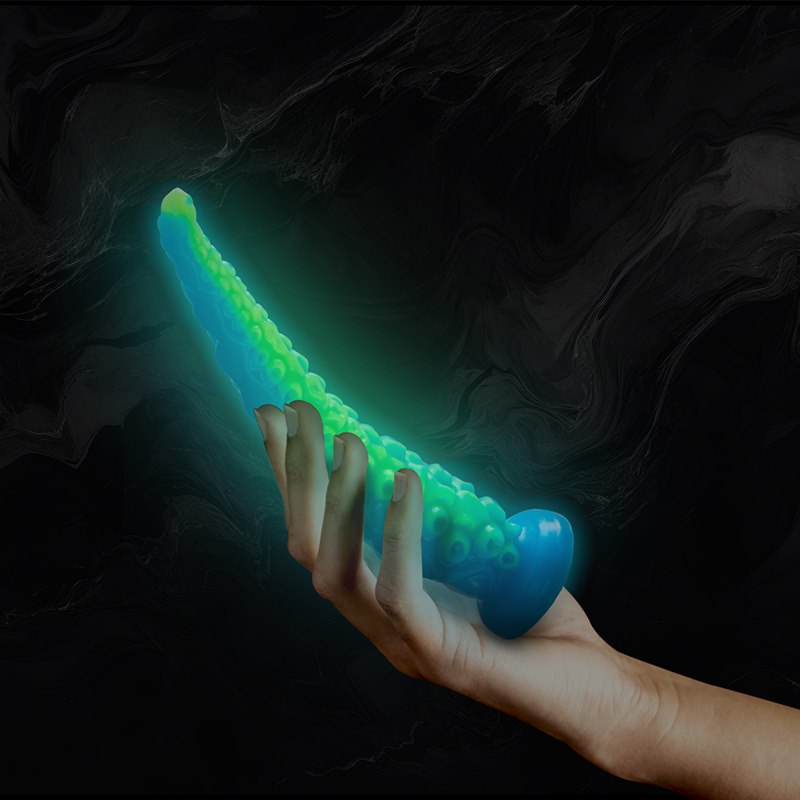 Epic - Scylla Dildo Thin Tentacle Fluorescent Small Size — zdjęcie 4