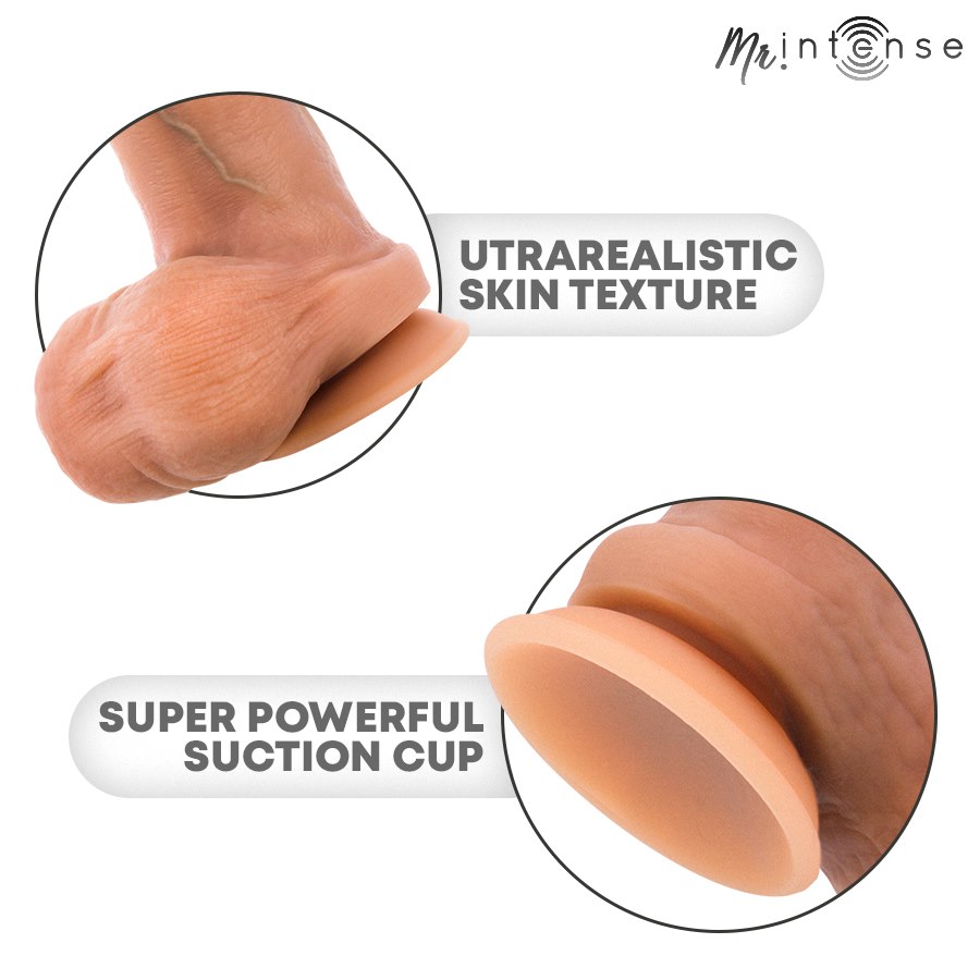 MR INTENSE - BRUCE XL SILICONE DILDO WITH TESTICLES 25.5 CM -Ø- 5.5 CM — zdjęcie 3
