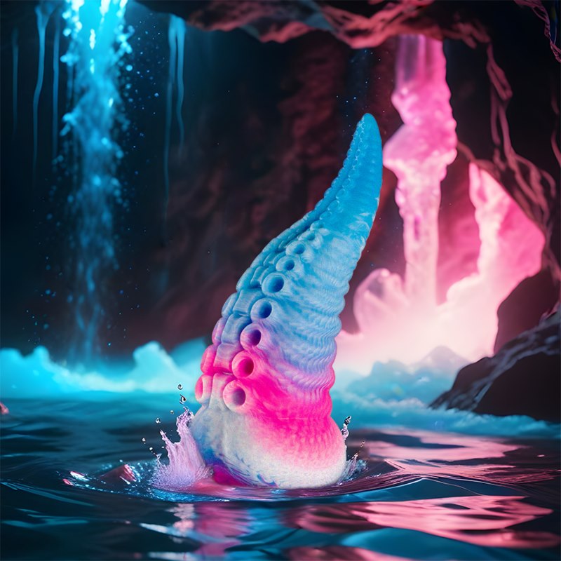Epic - Phorcys Blue Tentacle Dildo Small Size — zdjęcie 3