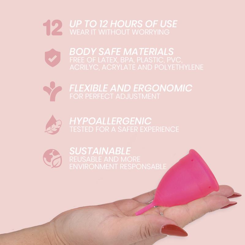 INTIMICHIC - MENSTRUAL CUP MEDICAL GRADE SILICONE - SIZE S — zdjęcie 4