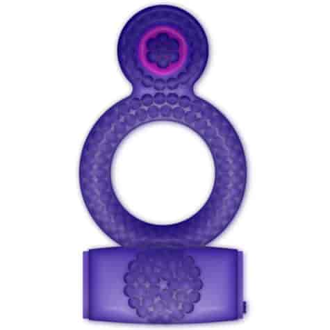 CASUAL LOVE - RING VIBRATING DOUBLE PLEASURE PURPLE