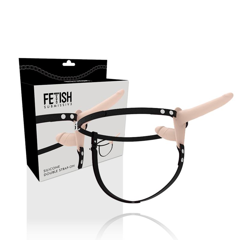 FETISH SUBMISSIVE HARNESS - DOUBLE PENETRATION FLESH — zdjęcie 4