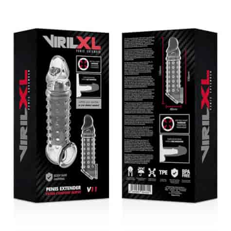 VIRILXL - PENIS EXTENSION AND SHEATH V11 TRANSPARENT