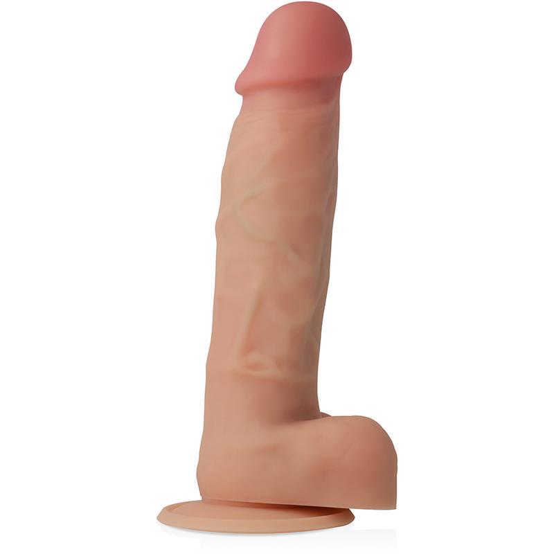 CYBER SILICOCK - STRAP-ON LIQUID SILICONE OLIVER WITH 3 RINGS FREE 19 CM -O- 3.9 CM — zdjęcie 6