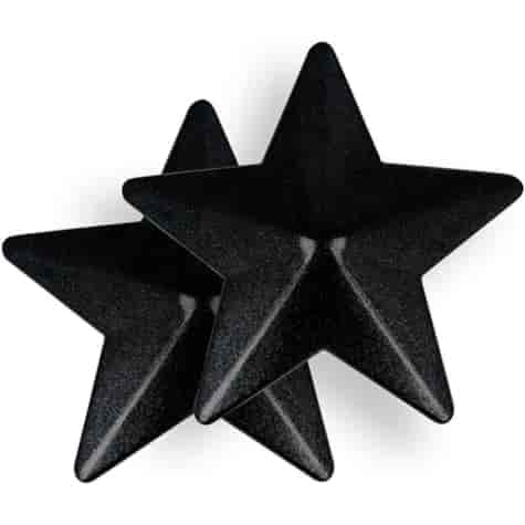 COQUETTE CHIC DESIRE - NIPPLE COVERS BLACK STARS