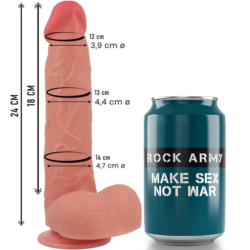 ROCKARMY - LIQUID SILICONE RAPTOR 24 CM -O- 4.4 CM — zdjęcie 4
