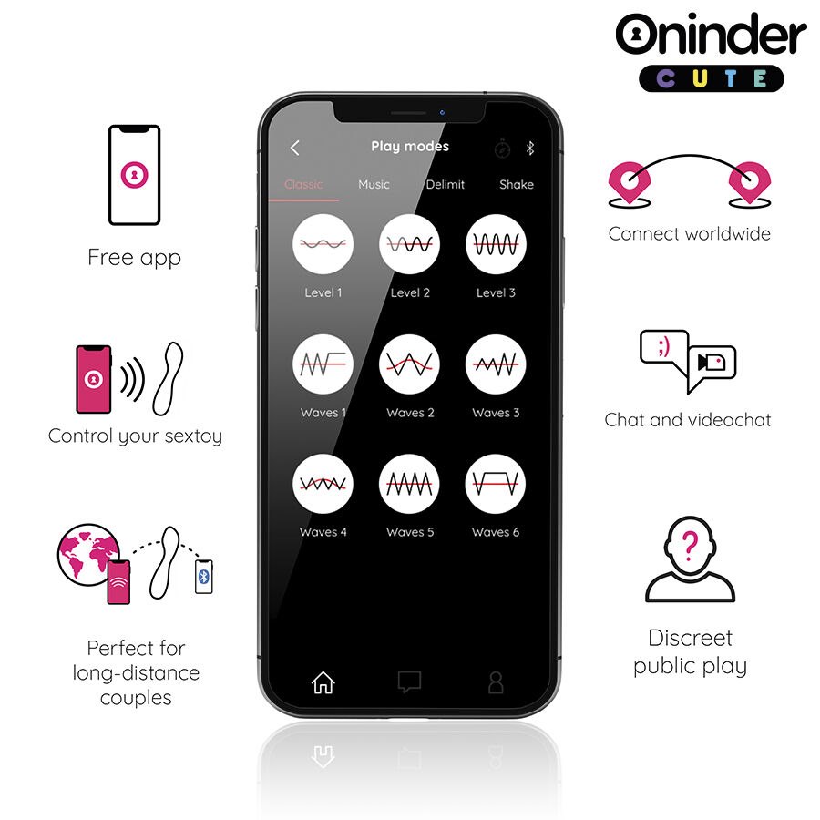 Oninder Cute - Love Buddy Master G-spot Vibrator - Free Worldwide App — zdjęcie 4