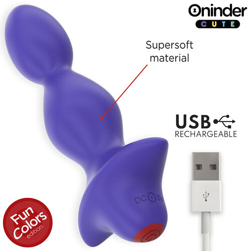 Oninder Cute - Love Butt Vibrating Anal Plug Dilator - Free Worldwide App — zdjęcie 4