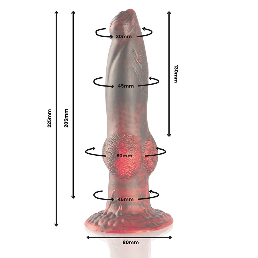 Epic - Prometheus Titan Flame Rechargeable Remote Control Dildo — zdjęcie 4
