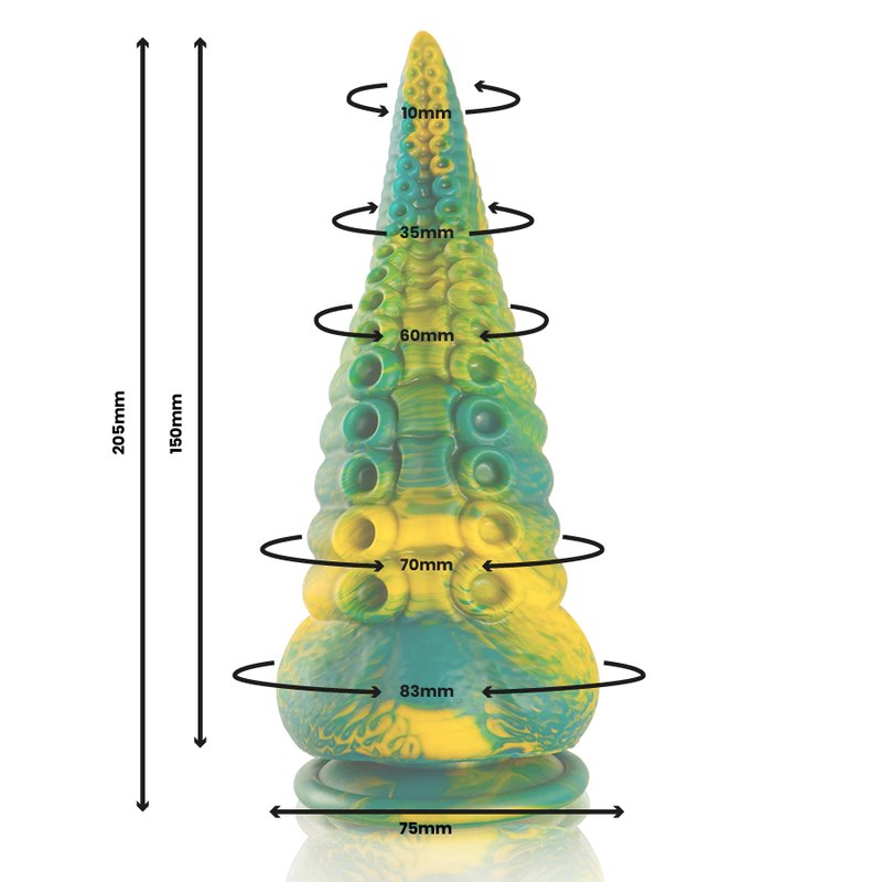 Epic - Cetus Green Tentacle Dildo Large Size — zdjęcie 4