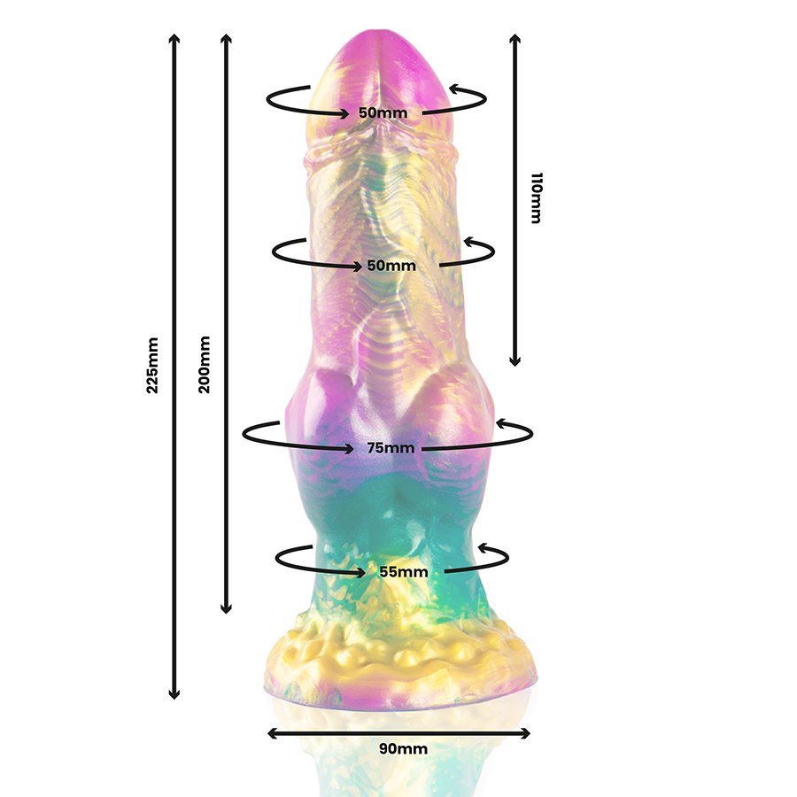 Epic - Iris Dildo With Rainbow Testicles Of Pleasure — zdjęcie 4