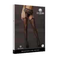 Suspender Rhinestone Pantyhose - One Size