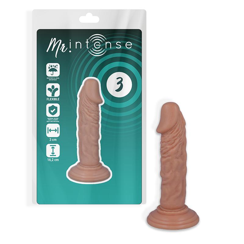 MR. INTENSE DILDOS - MR INTENSE - 3 REALISTIC COCK 16.2 CM -O- 3 CM