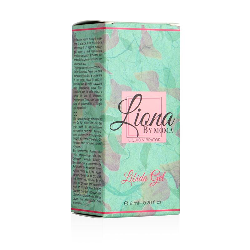 LIONA BY MOMA - LIQUID VIBRATOR LIBIDO GEL 6 ML — zdjęcie 5