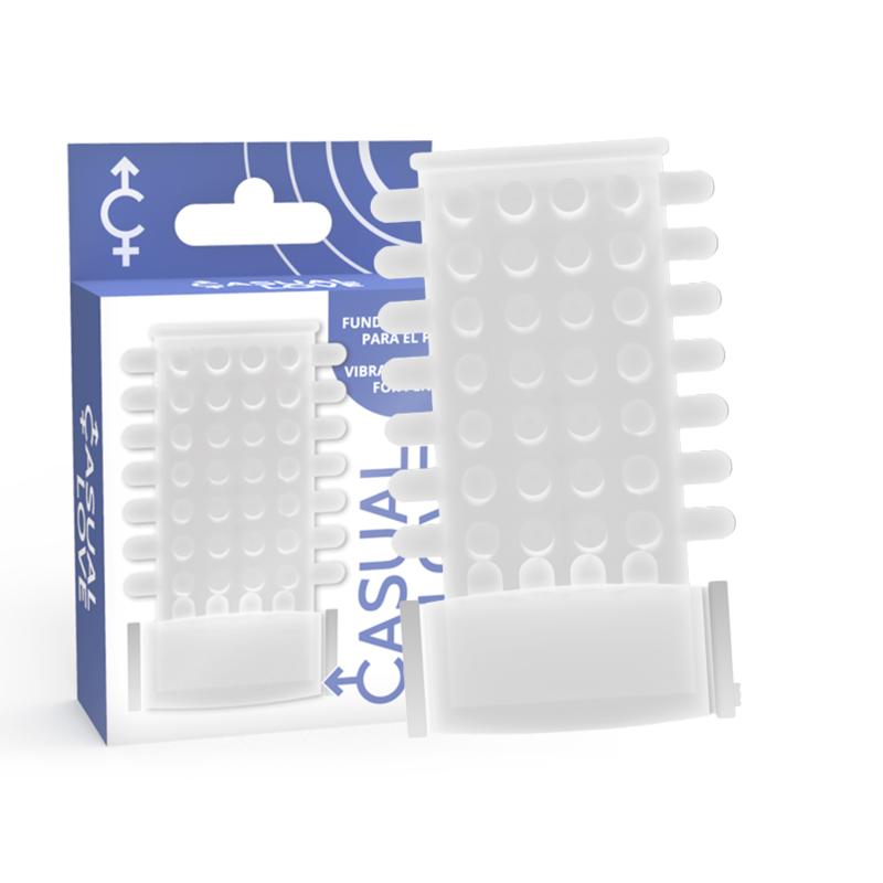 CASUAL LOVE - RING VIBRATING SLEEVE TRANSPARENT — zdjęcie 5