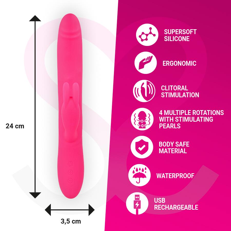 MORESSA - SOMER PREMIUM VIBRATOR WITH MULTIPLE ROTATION — zdjęcie 5