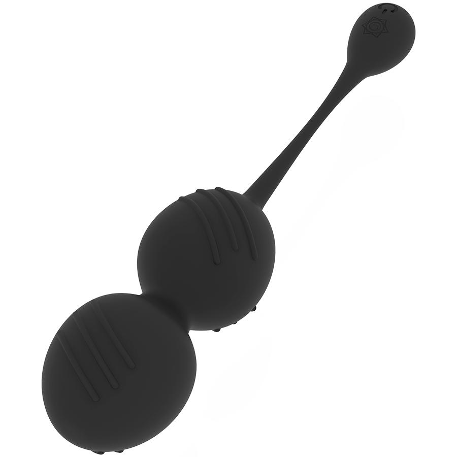 RITHUAL - NISHA RECHARGEABLE VIBRATING KEGEL BALLS BLACK — zdjęcie 5
