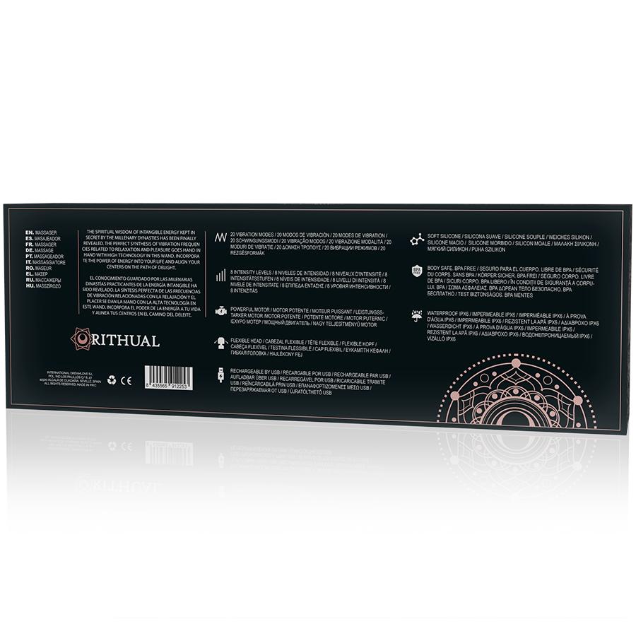 RITHUAL - POWERFUL RECHARGEABLE AKASHA WAND 2.0 BLACK — zdjęcie 5