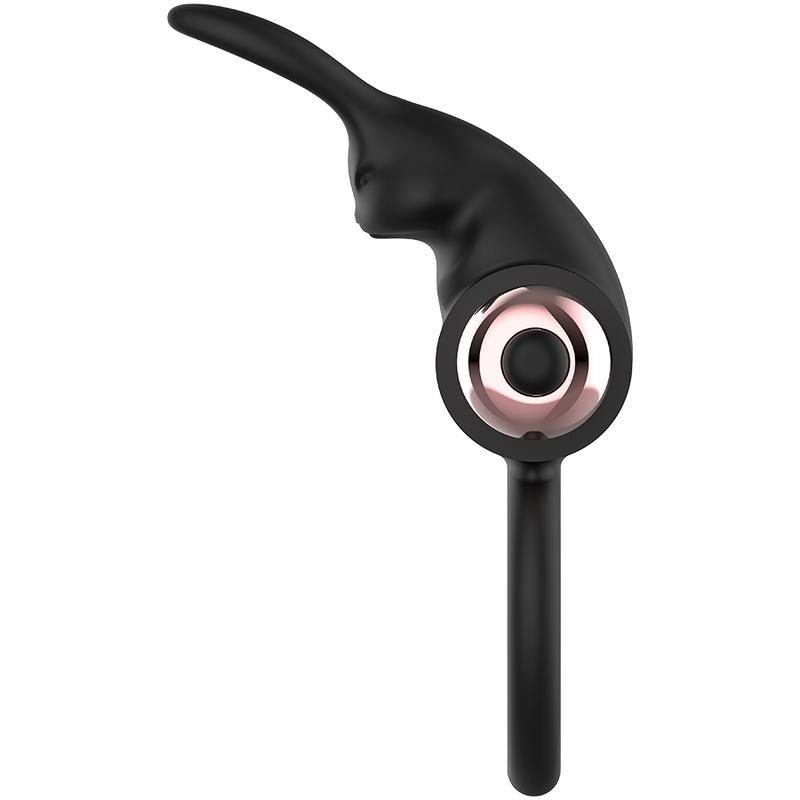 COQUETTE CHIC DESIRE - COCK RING WITH VIBRATOR BLACK/ GOLD — zdjęcie 5