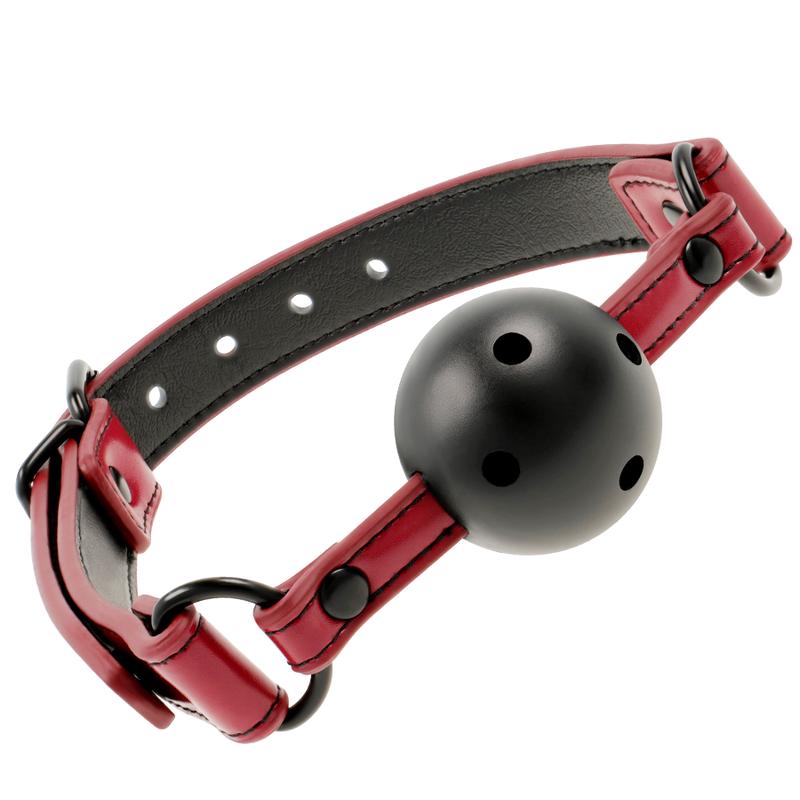 FETISH SUBMISSIVE DARK ROOM - BREATHABLE GAG — zdjęcie 5
