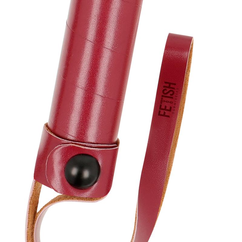 FETISH SUBMISSIVE DARK ROOM - VEGAN LEATHER WHIP — zdjęcie 5