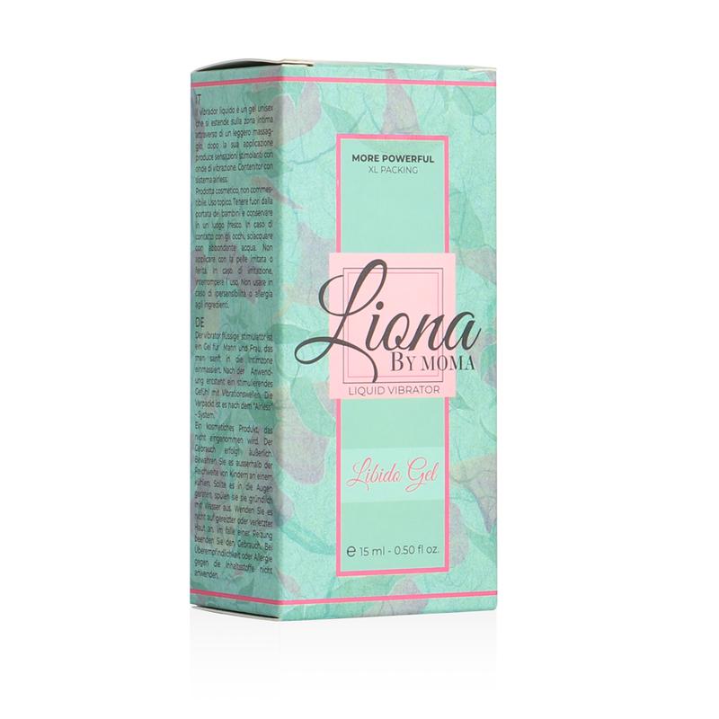 LIONA BY MOMA - LIQUID VIBRATOR LIBIDO GEL 15 ML — zdjęcie 5