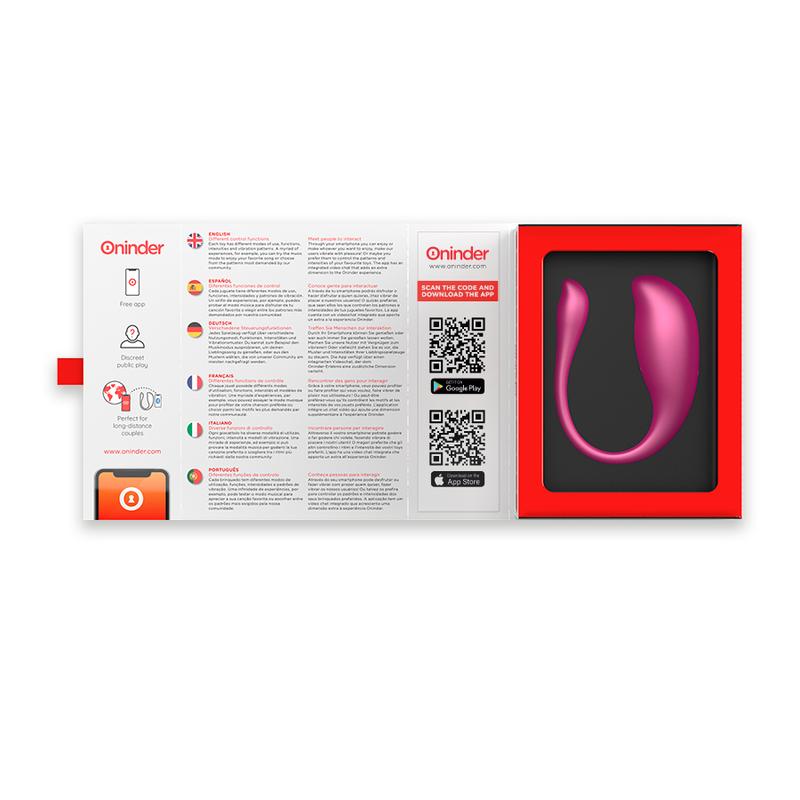 ONINDER - NAIROBI VIBRATING EGG PINK - FREE APP — zdjęcie 5
