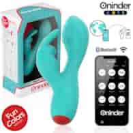 Oninder Cute - Love Bunny G-spot Clitoral Vibrator - Free Worldwide App